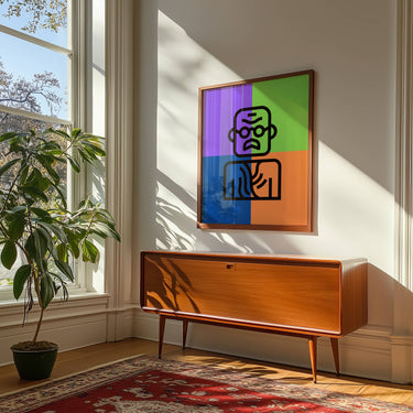 Mahatma Gandhi Poster Print | Wall Art | Home Office Decor